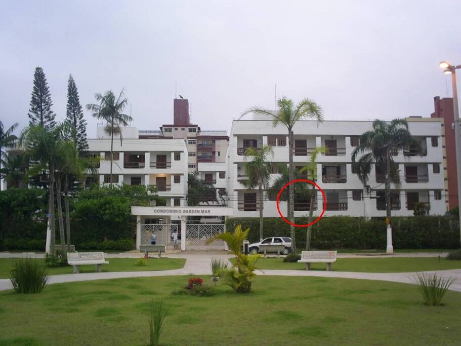 Indicação do apartamento