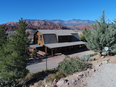 Western Home Overlooking Red Cliffs In Leeds Ut