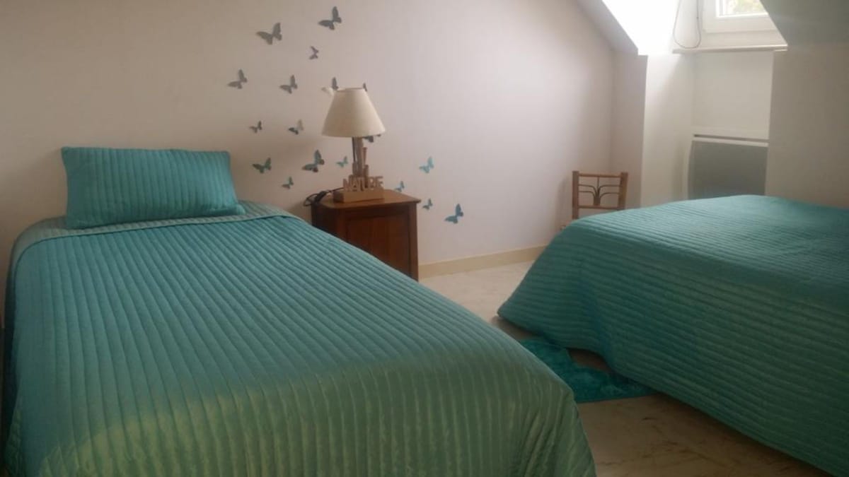 Gîte GUILLAUMIN - 2. spavaća soba s 2 kreveta 90 x 190