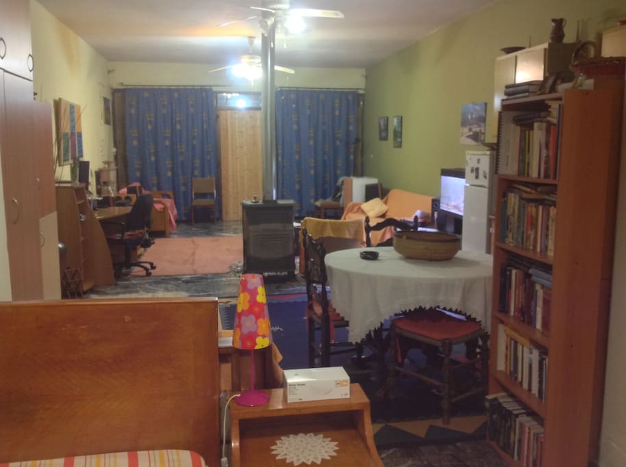 View of the studio room.