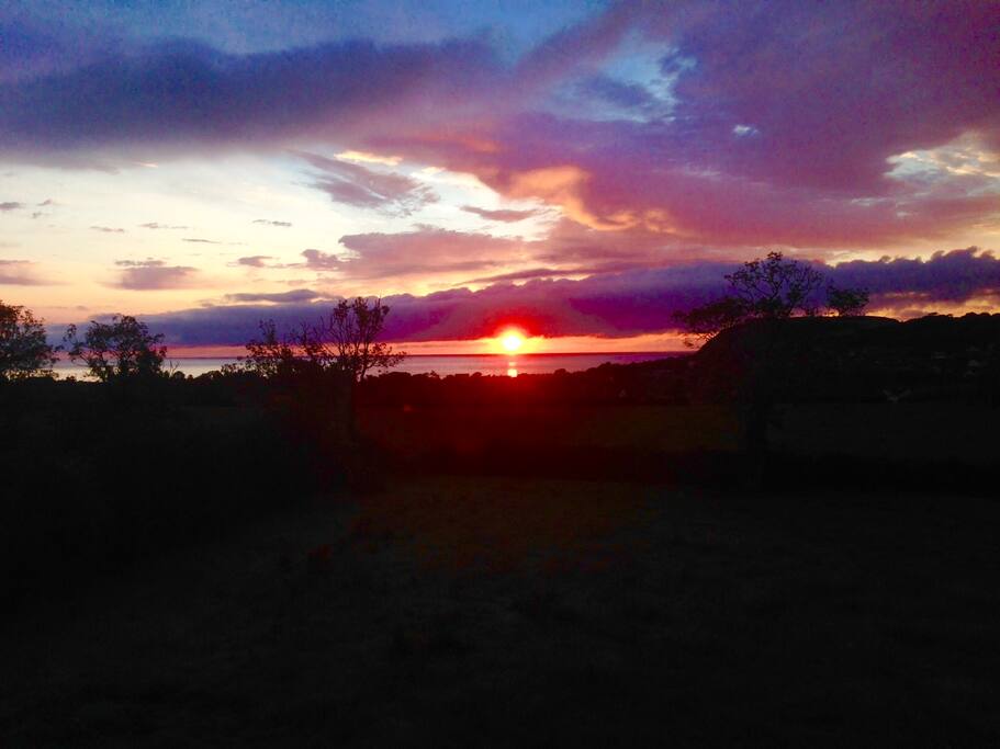 Sunrise from the balcony