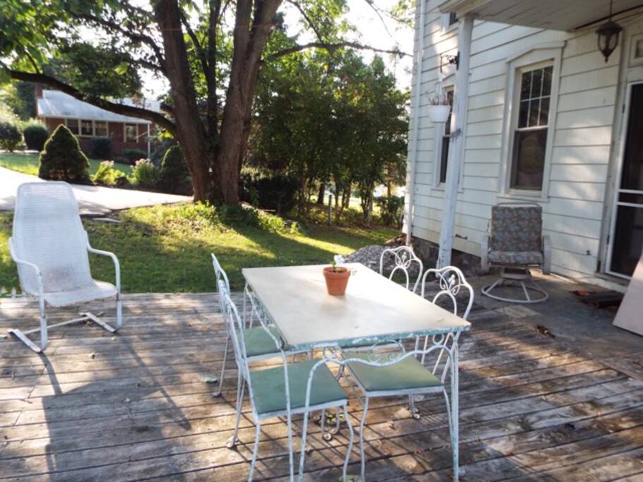 Back deck
