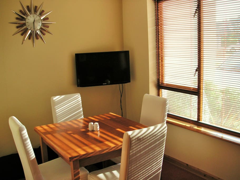 Dining room is available for your use