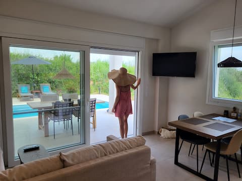 New house with private Pool and big terrace