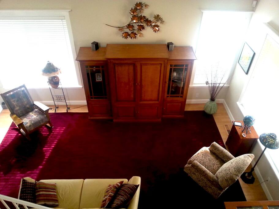 Living room from above.