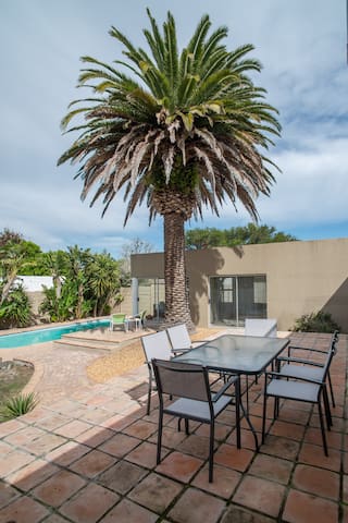 Spacious home with private pool and close to beach