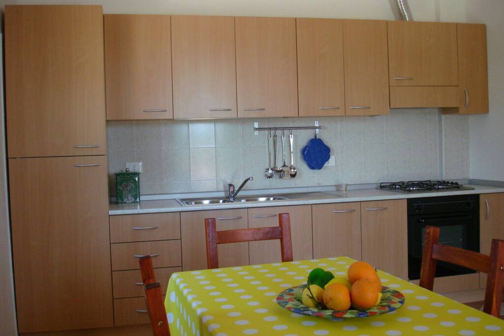 La cucina attrezzata