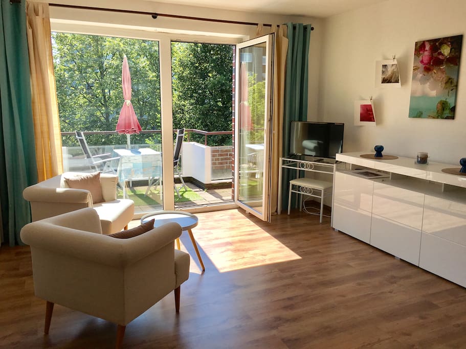 Relax with a view on your balcony