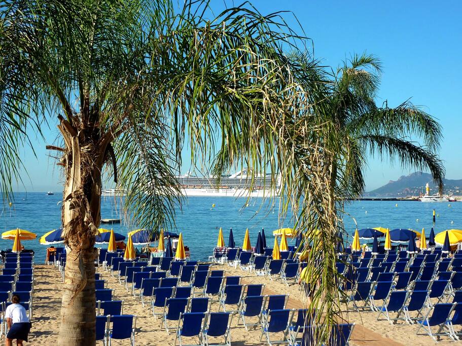 Plages de la Croisette...