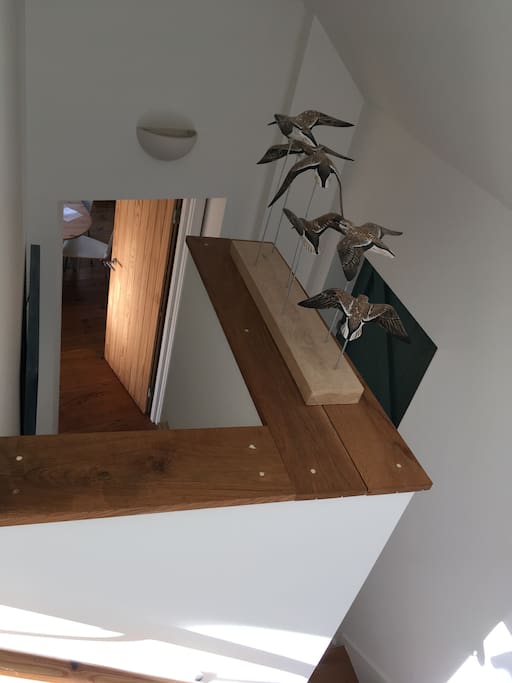 view from stairs