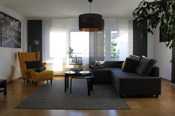 Large and bright apartment in a location close to the city