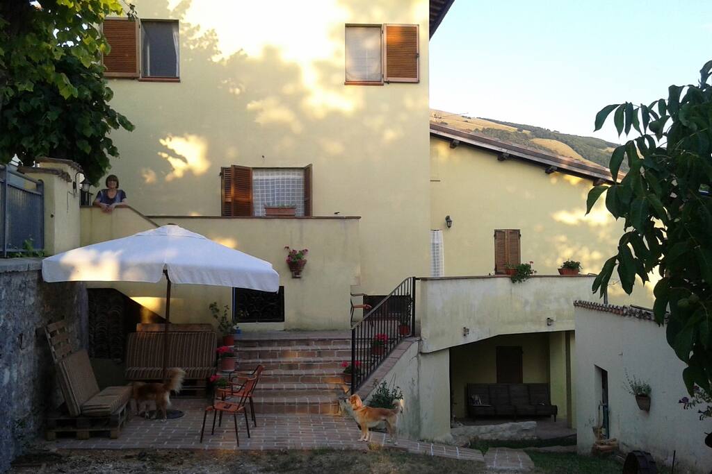 vista dal giardino