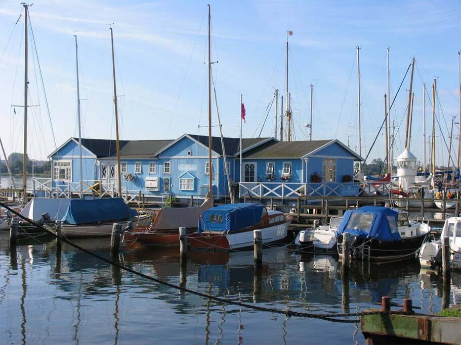 Unser Bootsliegeplatz an der 'Schleiperle'