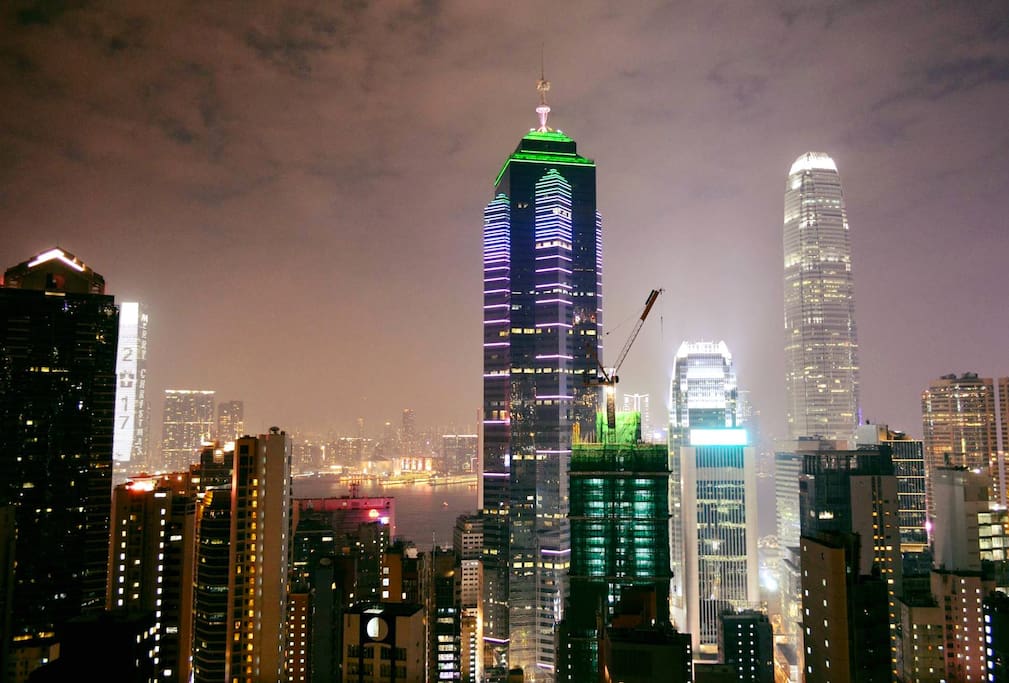 View from Roof Top by night