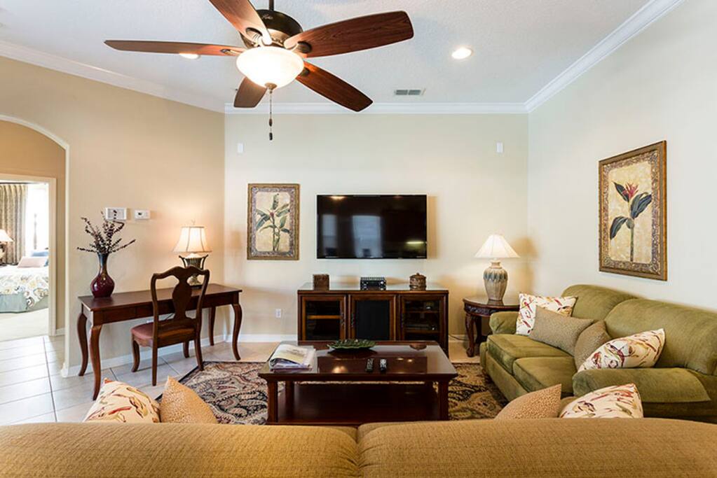 Lounge in your comfortable living room with 60