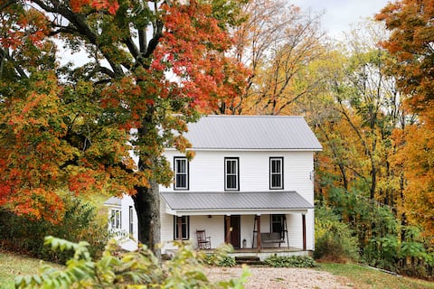 Rustic Country Farmhouse  on 230 Acre McKee Farm