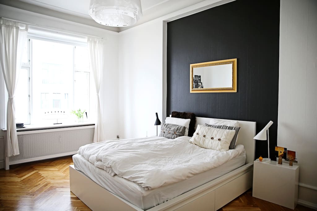 Bedroom nr. 1 with a nice view