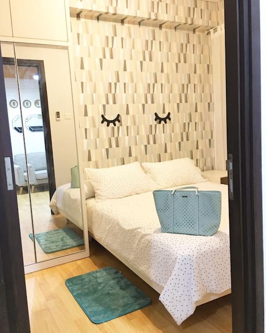 Bed room with high end mattress to ensure your quality of sleep