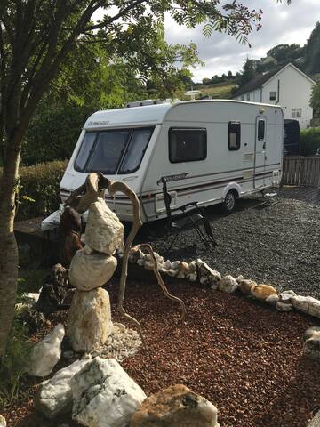 Oban hideaway lovely caravan central yet peaceful