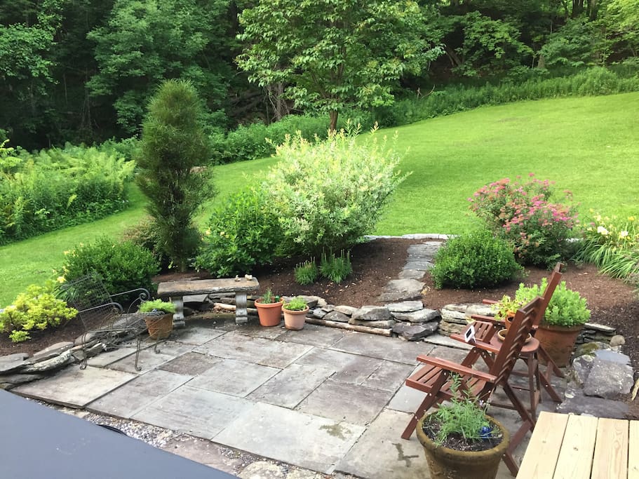 Backyard patio