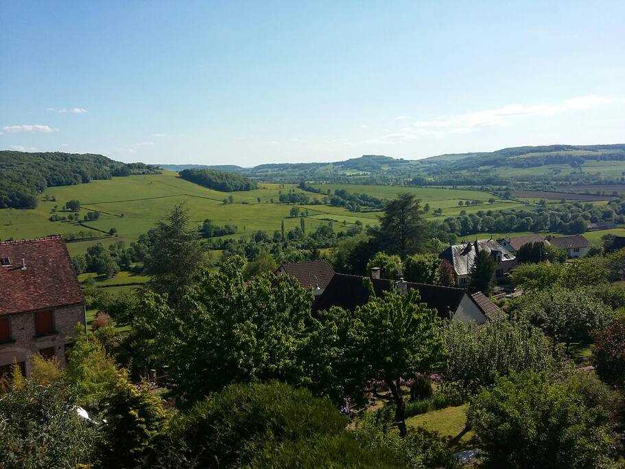 Vue sur la vallée