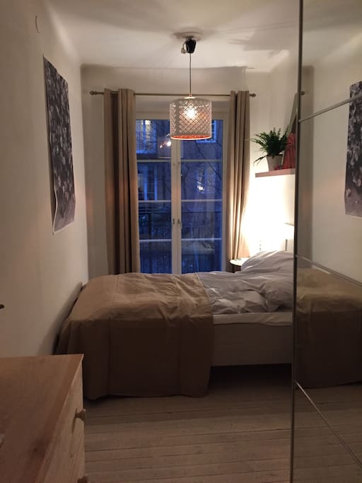 Bedroom with balcony