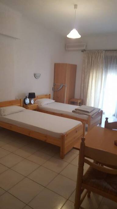 two single beds