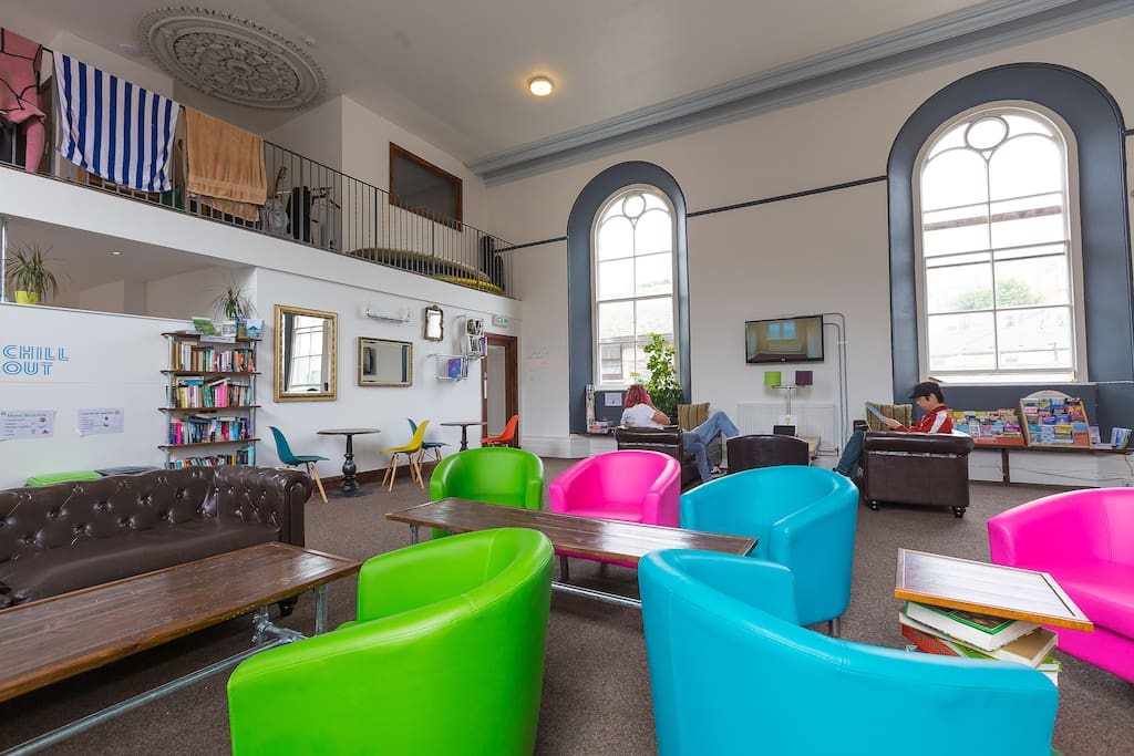 Lounge with Superfast WiFi and USB ports / plug sockets throughout
