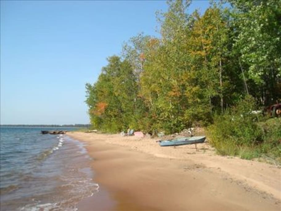 Beach prior to the high lake levels