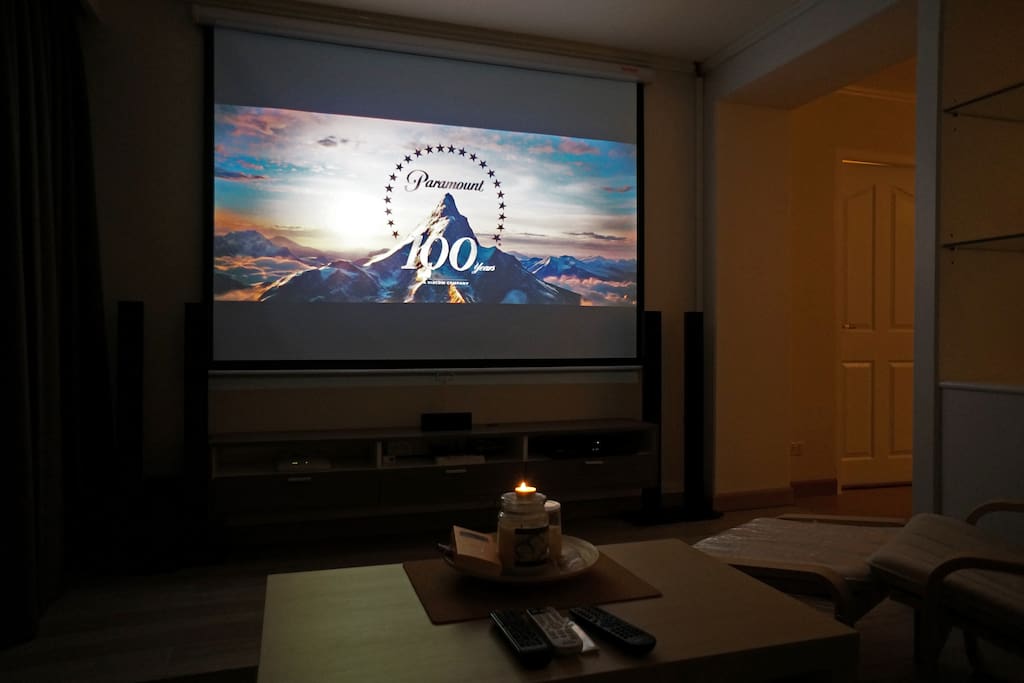 Home Theater System and Projector-Screen