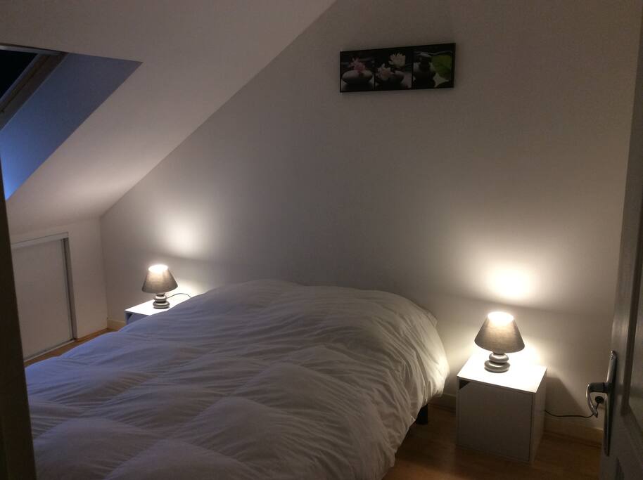 chambre avec bonne literie