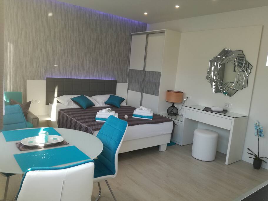Unutrašnjost studio apartmana