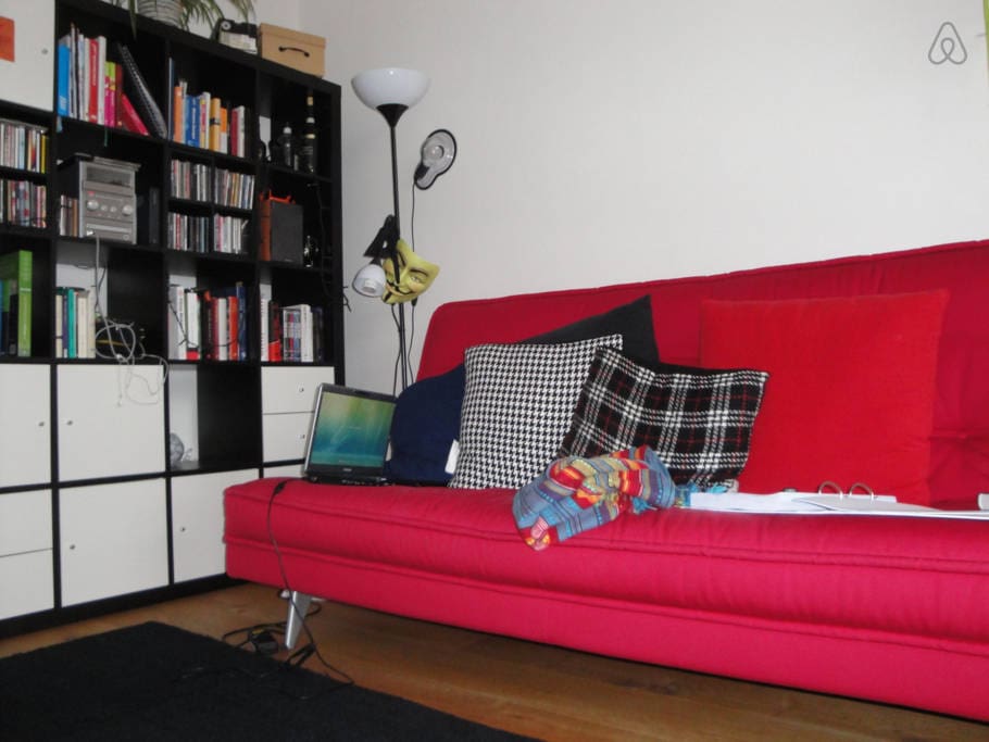 sofa bed in the living room