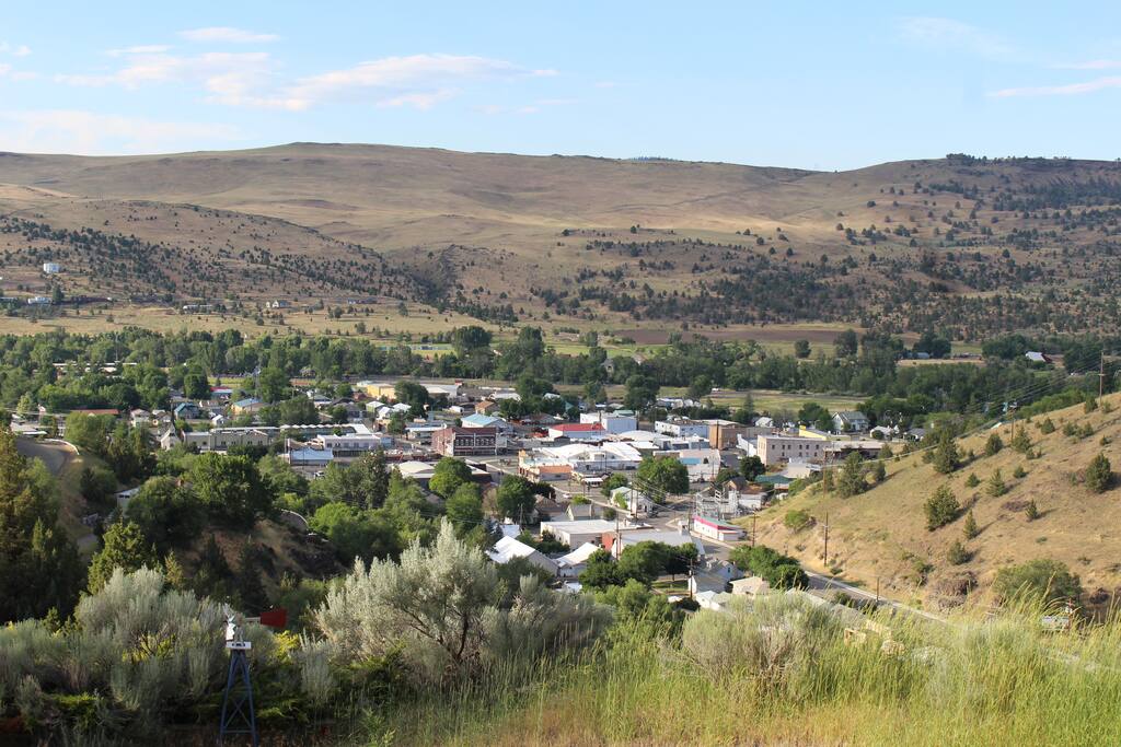 Looking north toward downtown John Day