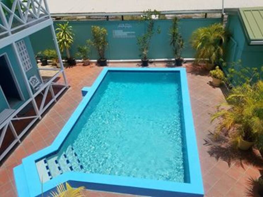 a pool for you to relax your body or celebrate your journey in