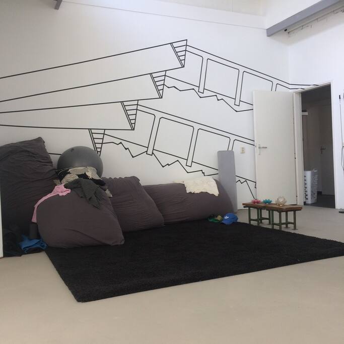 Chillin' spot with beanbags