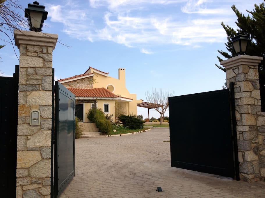 Villa entrance