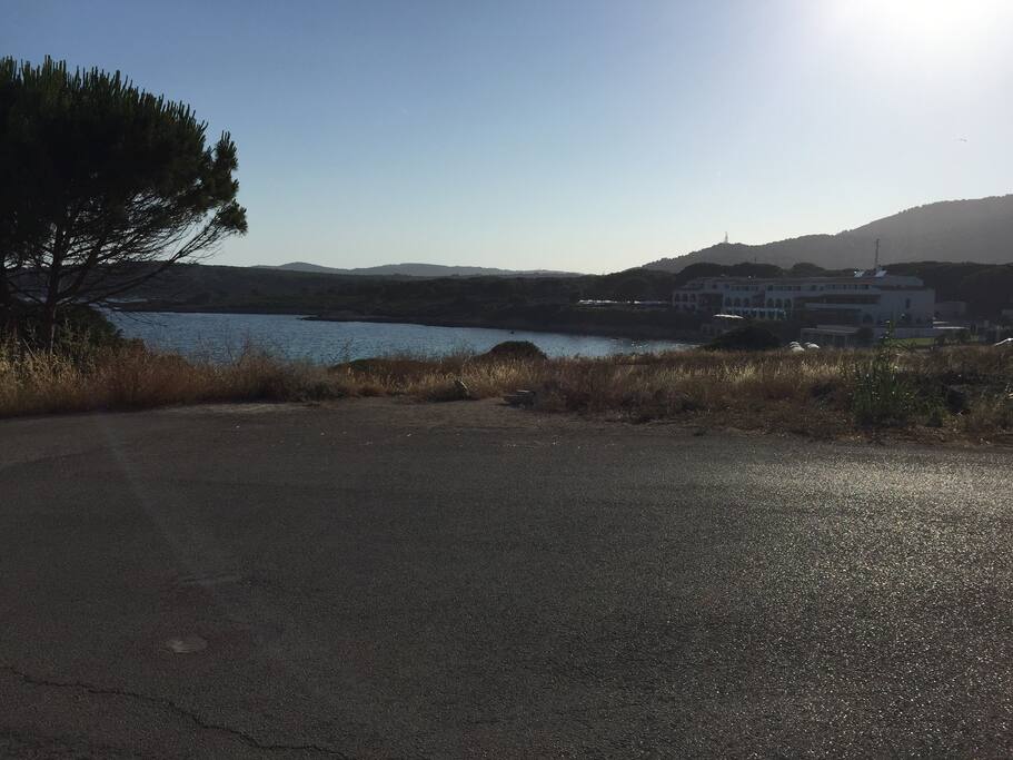 La vista dall ingresso della location