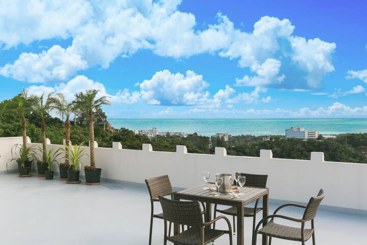 Oceanview沖繩別墅 風景極好 所有房間均已預訂 待客 便利到各地的交通便利 北中城村的別墅出租 沖縄県 日本