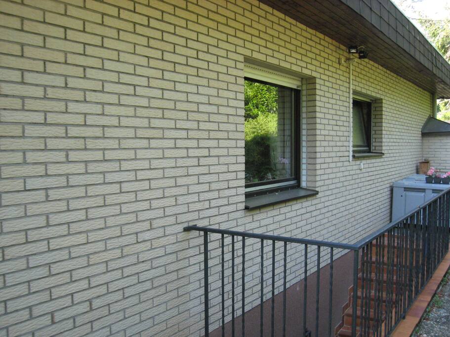 Separater Eingang zum Apartment