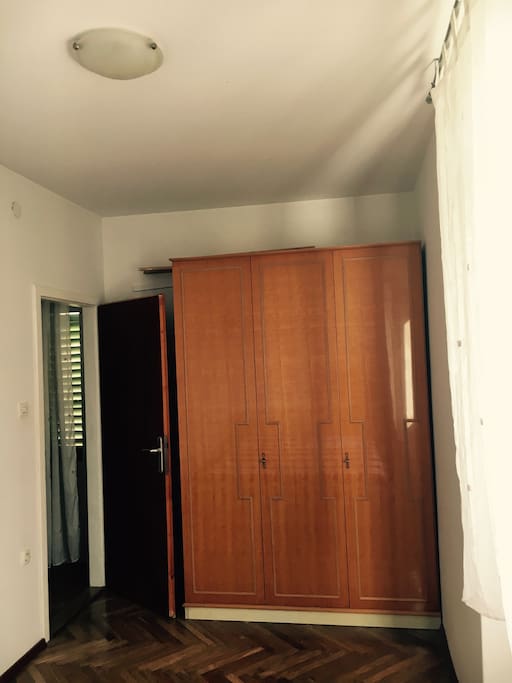 Wardrobe (in the bedroom)