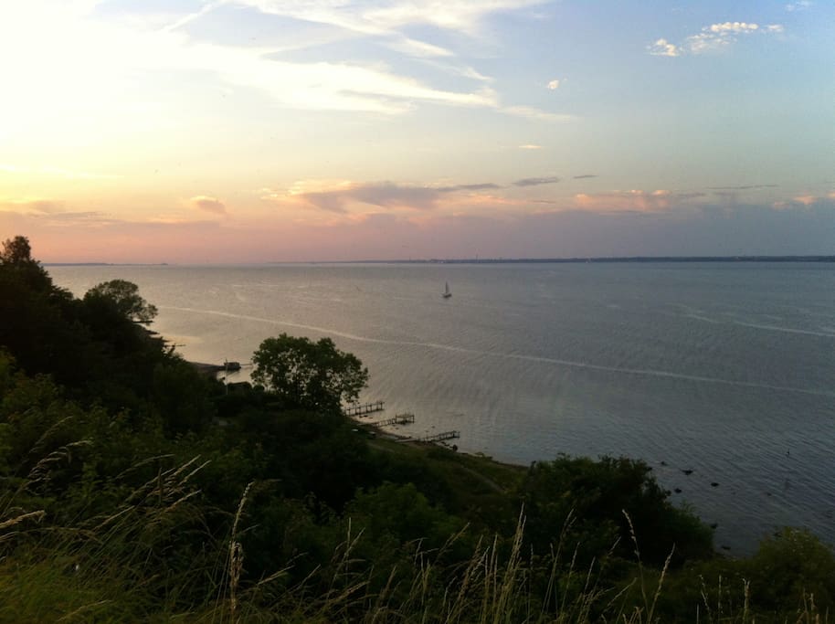 Ocean views, 100 metres from the house