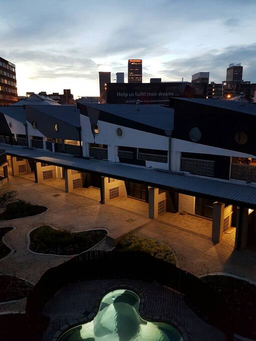 Joburg skyline from Balcony
