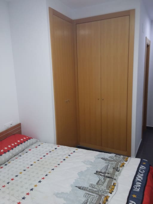 Double wardrobe.