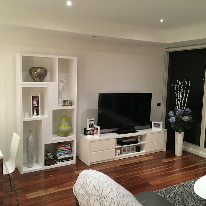 Large 55" TV with Foxtel