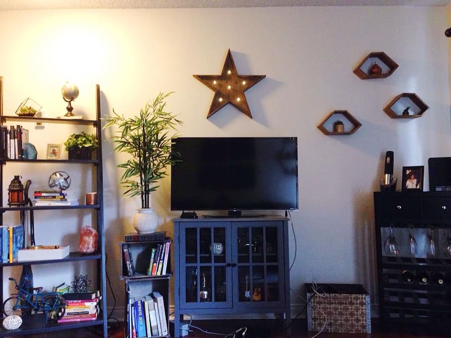 Media area (includes Netflix, Hulu and a Wii U for all you gamers!)