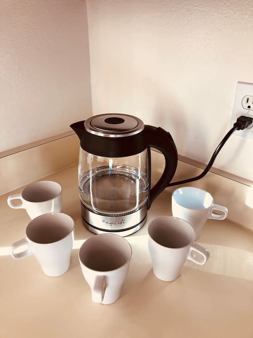 Tea and coffee (help yourself)