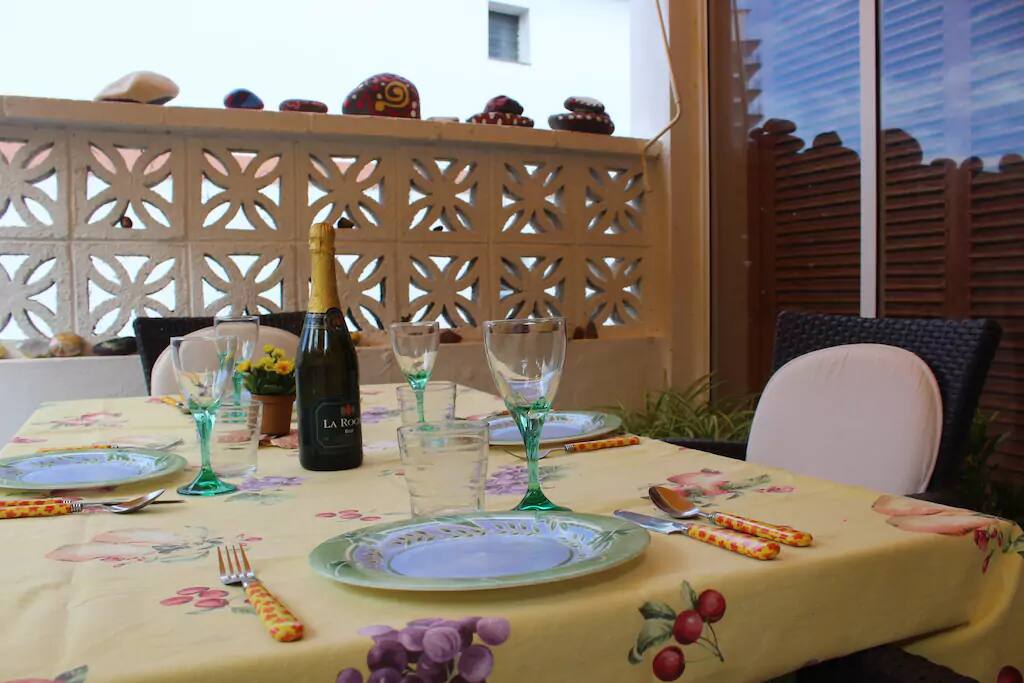 Terraza principal, un lugar ideal para comer y relajarse....