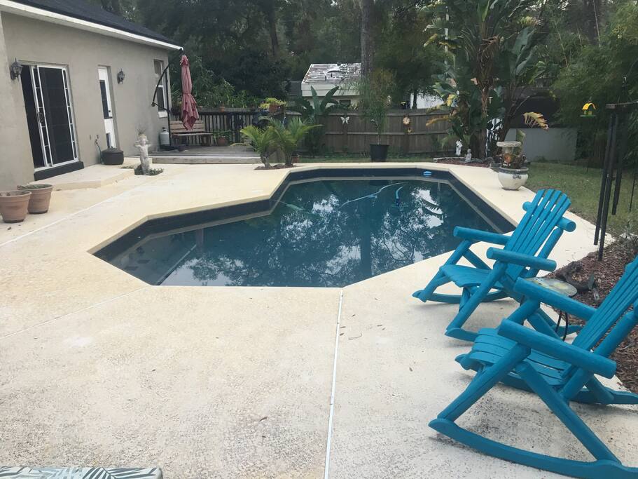 Backyard oasis