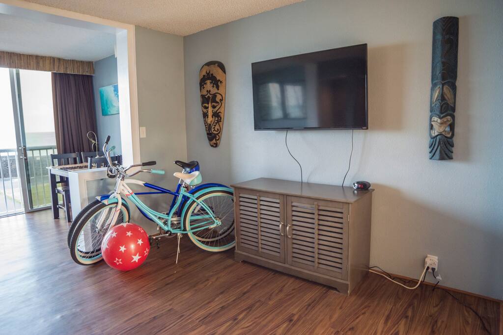 Flat screen T.V.